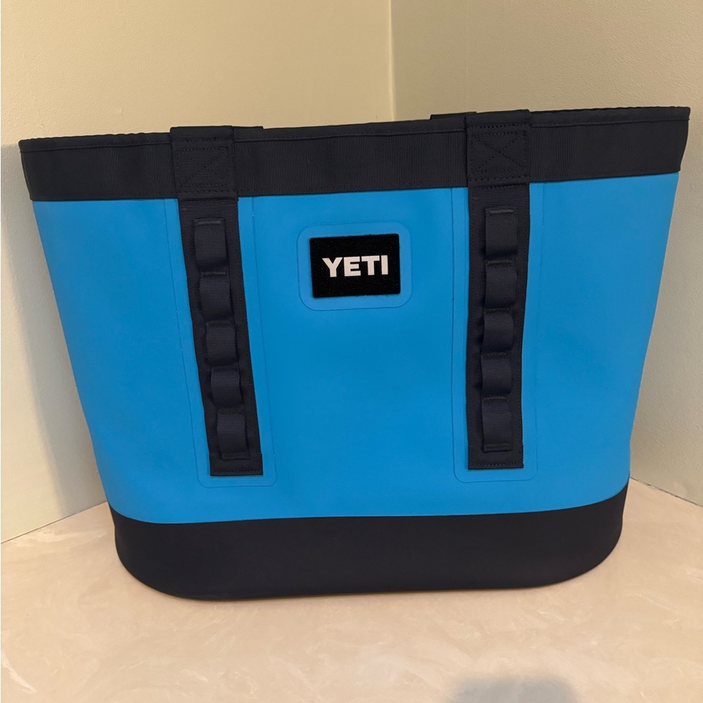 YETI Vibrant Blue and Black Carryall